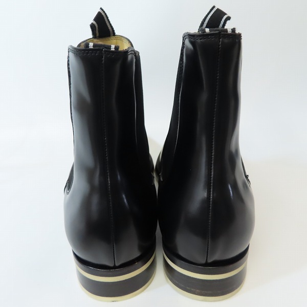 実際に弊社で買取させて頂いたHELMUT LANG/ヘルムートラング レザーサイドゴアブーツ/ブラック/8.5の画像 1枚目