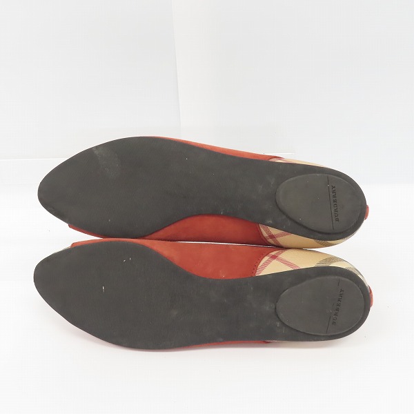 実際に弊社で買取させて頂いたBURBERRY/バーバリー パンプス/フラットシューズ/36の画像 2枚目