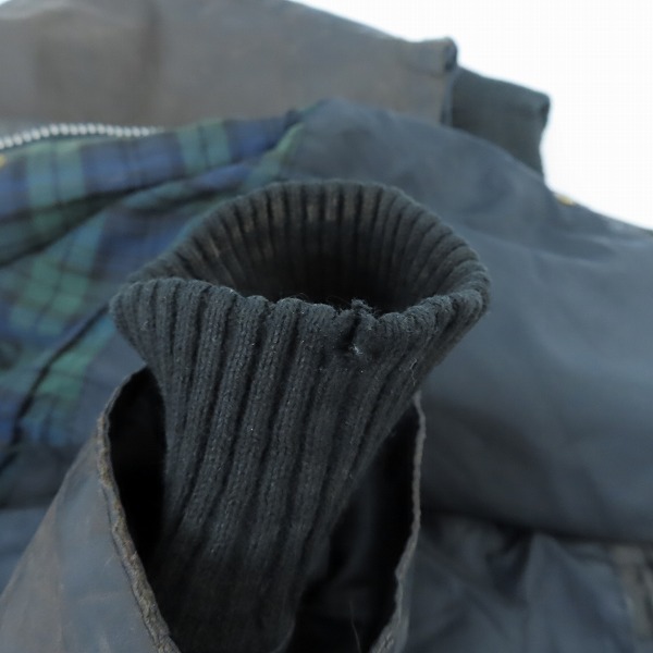 実際に弊社で買取させて頂いたBarbour/バブアー BEDALE  A104 3ワラント オイルジャケット　C38/97CMの画像 7枚目