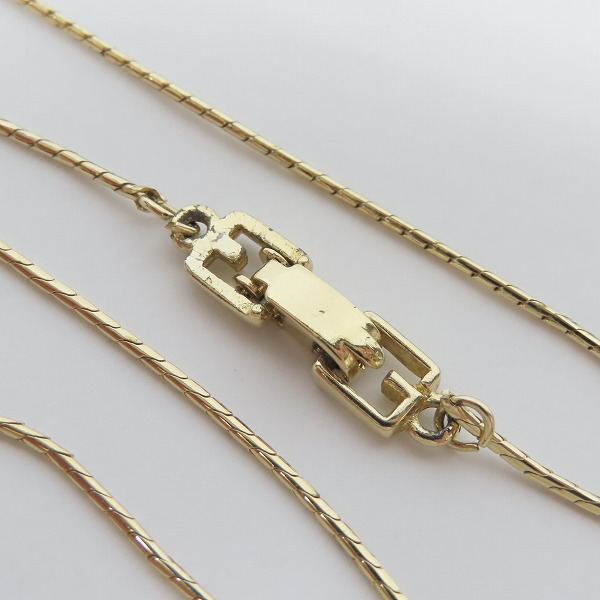 実際に弊社で買取させて頂いたGIVENCHY/ジバンシィ ゴールドカラー ネックレス