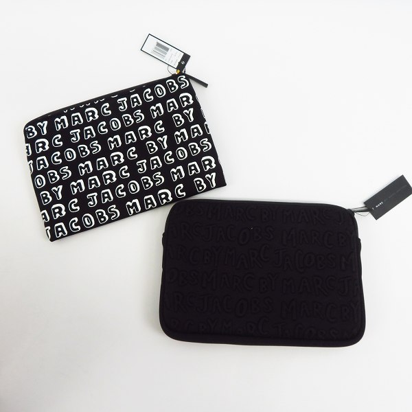 実際に弊社で買取させて頂いた【未使用】MARC BY MARC JACOBS/マークバイマークジェイコブス ミニクラッチ/ポーチ M0002302/M0003463 2点セットの画像 1枚目