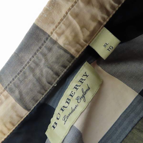 実際に弊社で買取させて頂いたBURBERRY/バーバリー  18AW ノヴァチェック ボタンダウン 長袖シャツ 4045831/XLの画像 2枚目