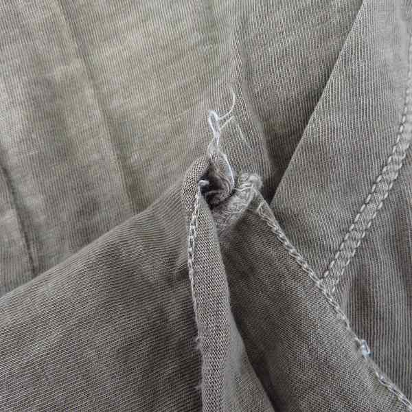 実際に弊社で買取させて頂いたDIESEL/ディーゼル DIESEL BLACK GOLD/ブラック ゴールド ペイント風ボーダーカットソー/フード付きカットソー 2点セットの画像 7枚目