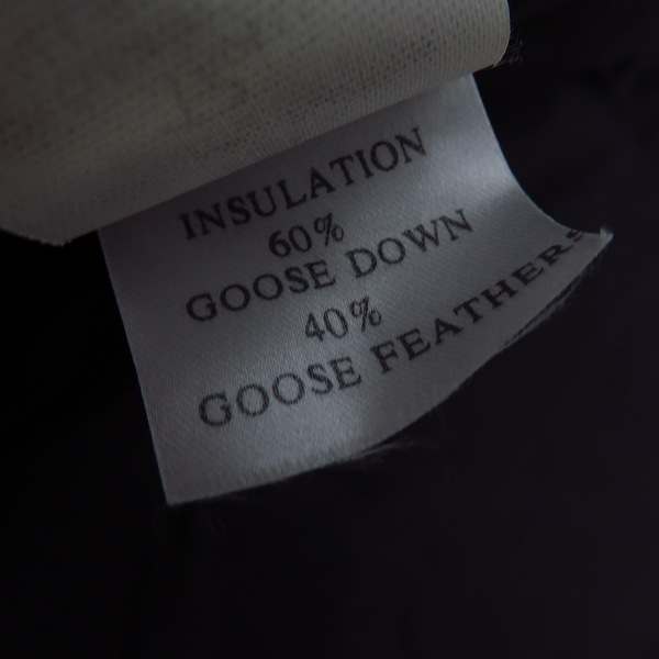 実際に弊社で買取させて頂いたSchott×GOODENOUGH/ショット×グッドイナフ Perfecto/パーフェクト レザー ダウンジャケット/Mの画像 4枚目