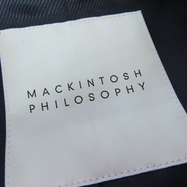 実際に弊社で買取させて頂いたMACKINTOSH PHILOSOPHY/マッキントッシュ フィロソフィー カシミヤ混コート/40の画像 2枚目