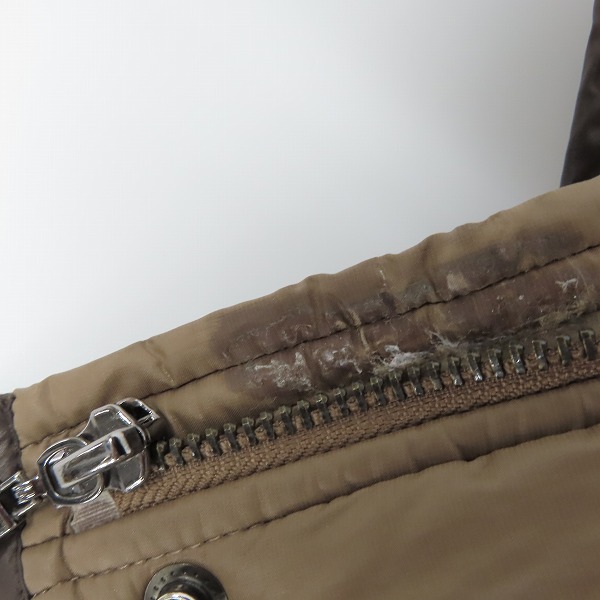 実際に弊社で買取させて頂いたBURBERRY LONDON/バーバリー ロンドン 裏地チェック柄 ダウンジャケット XLの画像 7枚目