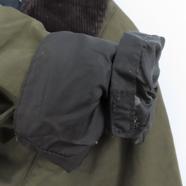 実際に弊社で買取させて頂いたBARBOUR/バブアー ビデイル SL ワックスド コットンジャケット C44/112CMの画像 6枚目