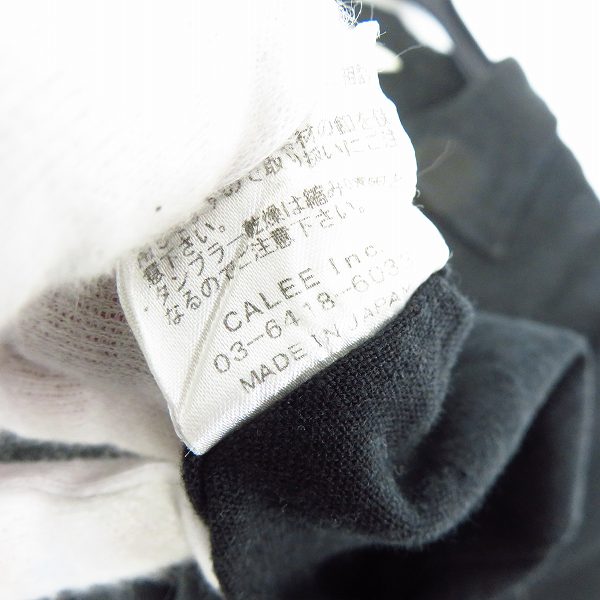 実際に弊社で買取させて頂いたCALEE/キャリー RAYON / LINEN BOWLING SHIRTS 刺繍ボーリングシャツ XLの画像 4枚目