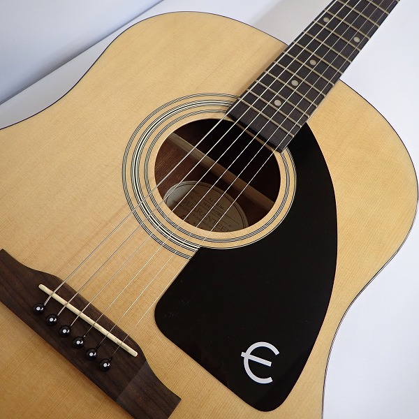 実際に弊社で買取させて頂いた★Epiphone/エピフォン AJ-100 NA アコースティックギター/アコギ ソフトケース付の画像 5枚目
