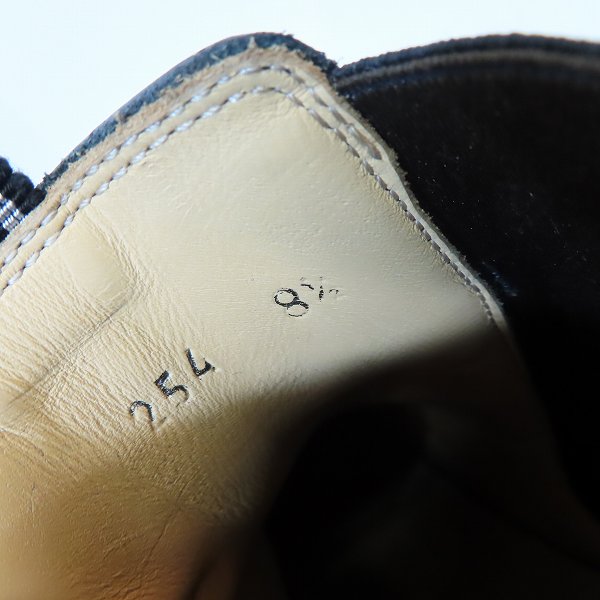 実際に弊社で買取させて頂いたHELMUT LANG/ヘルムートラング レザーサイドゴアブーツ/ブラック/8.5の画像 5枚目