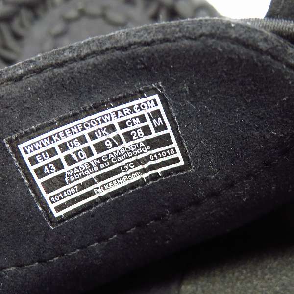 実際に弊社で買取させて頂いたKEEN/キーン UNEEK MONOCHROME/ユニークモノクローム サンダル 1014097/28.0の画像 5枚目
