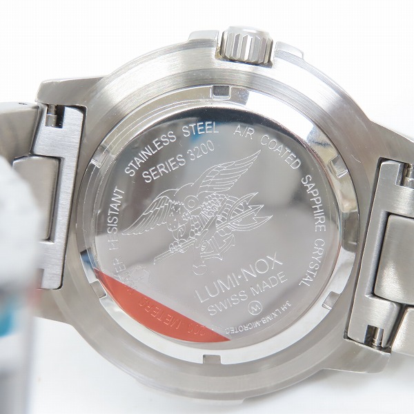 実際に弊社で買取させて頂いたLUMINOX/ルミノックス NAVY SEAL/ネイビーシールズ STEEL/スチール SERIES 3200  腕時計/ウォッチの画像 4枚目