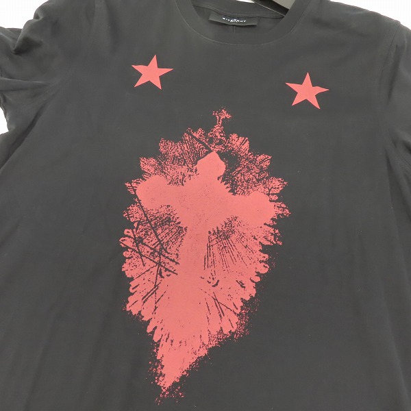 実際に弊社で買取させて頂いたGIVENCHY/ジバンシィ 11SS スター プリント半袖Tシャツ 11S 7264 651/size：XXSの画像 4枚目