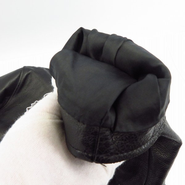 実際に弊社で買取させて頂いたPaul Smith LONDON/ポールスミス カウレザー シングル ライダースジャケット Mの画像 6枚目