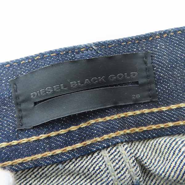 実際に弊社で買取させて頂いたDIESEL BLACK GOLD/ディーゼル ブラック ゴールド ボタンフライ デニムパンツ size：28の画像 4枚目