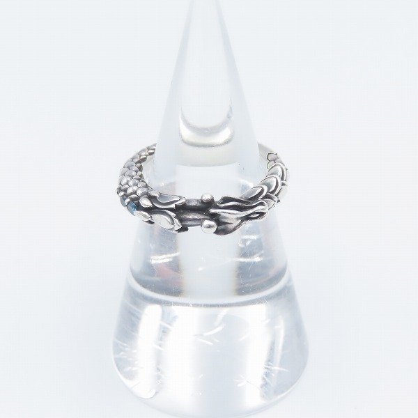 実際に弊社で買取させて頂いたBloody Mary/ブラッディーマリー D0.06ct/ブルーダイヤモンド 四神-青龍リング 11号