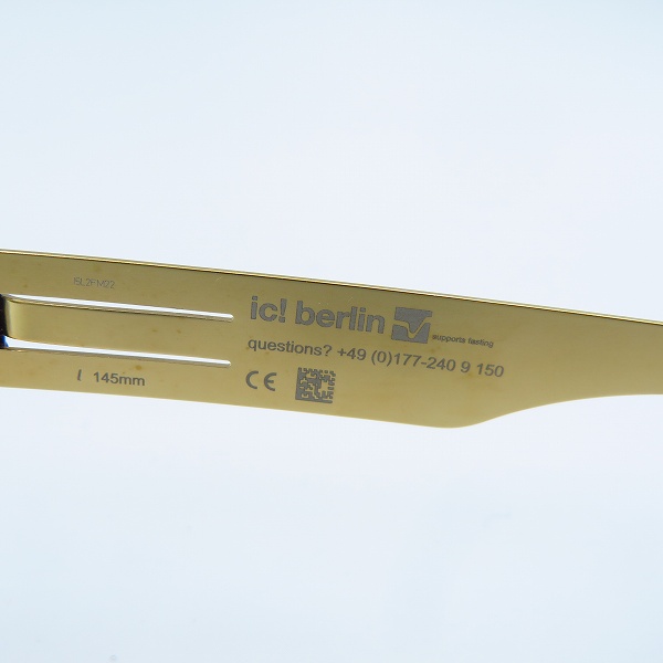 実際に弊社で買取させて頂いたic!berlin/アイシーベルリン Peter C メガネフレームの画像 2枚目