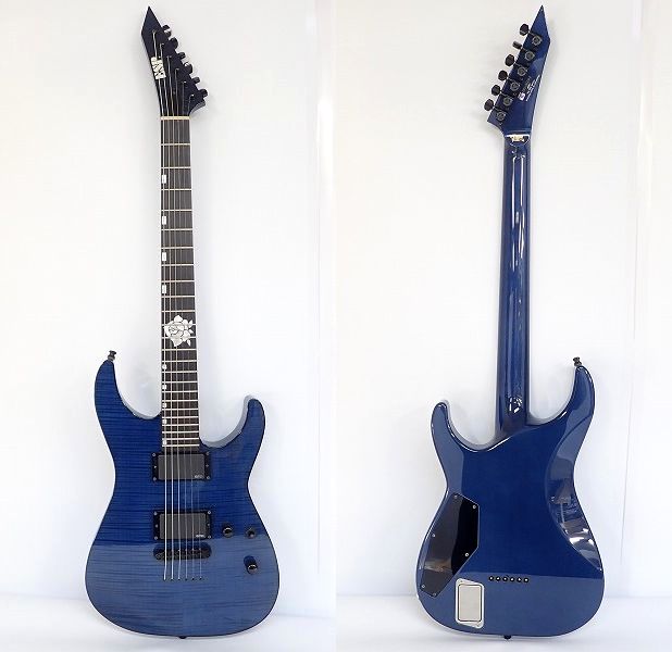 実際に弊社で買取させて頂いた★【美品】ESP/イーエスピー M-Ⅱ ROSELIA SAYO 氷川紗夜 モデル フレイムメイプルトップ MG搭載 ギグケース付の画像 2枚目