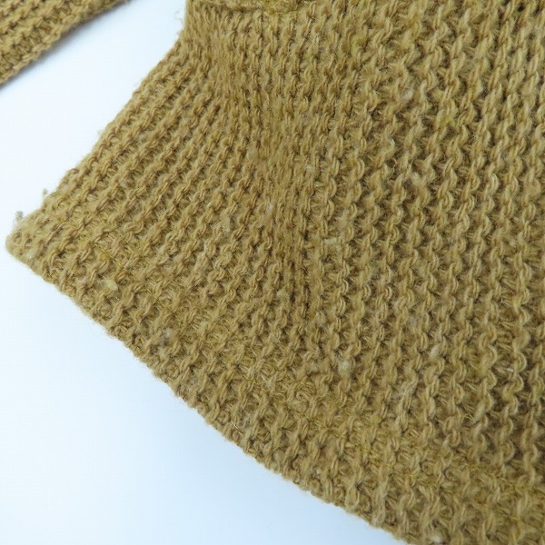 実際に弊社で買取させて頂いたkiryuyrik/キリュウキリュウ ナポレオンニットコート ジャケット/size：Mの画像 5枚目