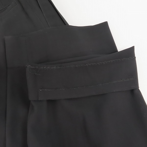 実際に弊社で買取させて頂いたGIORGIO ARMANI/ジョルジオアルマーニ ジャケット/パンツ セットアップ ブラック/44の画像 9枚目