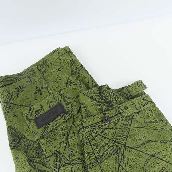 実際に弊社で買取させて頂いた【JPタグ】GIVENCHY/ジバンシィ 20AW ASTRAL PRINTED/アストラルプリント マルチポケット カーゴパンツ BM50L9133A/size：48の画像 7枚目