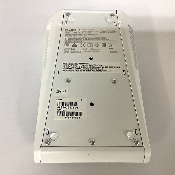 実際に弊社で買取させて頂いたYAMAHA/ヤマハ AG03 ウェブキャスティングミキサー【簡易動作確認】の画像 4枚目