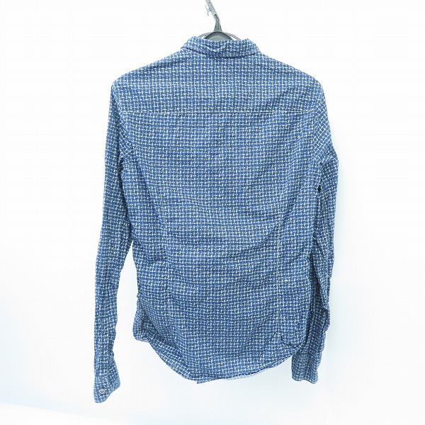 実際に弊社で買取させて頂いたARMANI JEANS/アルマーニジーンズ チェック総柄 長袖 ボタンシャツ 3Y6C58 6N2PZ/XSの画像 1枚目