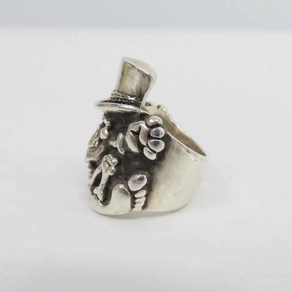 実際に弊社で買取させて頂いたCRAZY PIG/クレイジーピッグ CP628 CPD Skull Mascot/スカル マスコットリング/15号の画像 1枚目