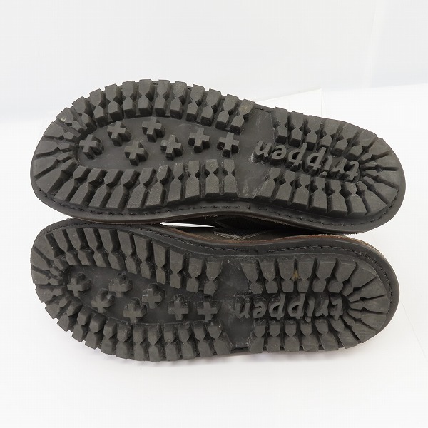 実際に弊社で買取させて頂いたtrippen/トリッペン サイドゴア レザーシューズ カーキ/40の画像 2枚目