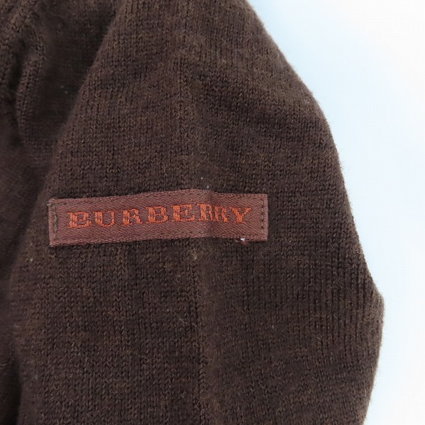 実際に弊社で買取させて頂いたBURBERRY GOLF/バーバリー ゴルフ Vネックセーター 長袖/Mの画像 4枚目