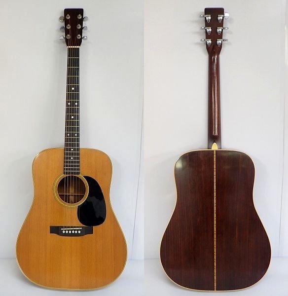 実際に弊社で買取させて頂いた★【難有り】Martin/マーティン D-28 アコースティックギター/アコギ 1973年製 ハードケース付の画像 1枚目