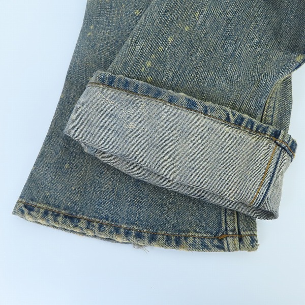 実際に弊社で買取させて頂いたIF SIX WAS NINE/イフシックスワズナイン 加工デニムパンツ MUD MAX/SBCM 351DK 29の画像 5枚目