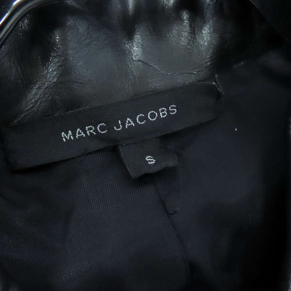 実際に弊社で買取させて頂いたMARC JACOBS/マーク ジェイコブス レザージャケット 5726215/Sの画像 2枚目