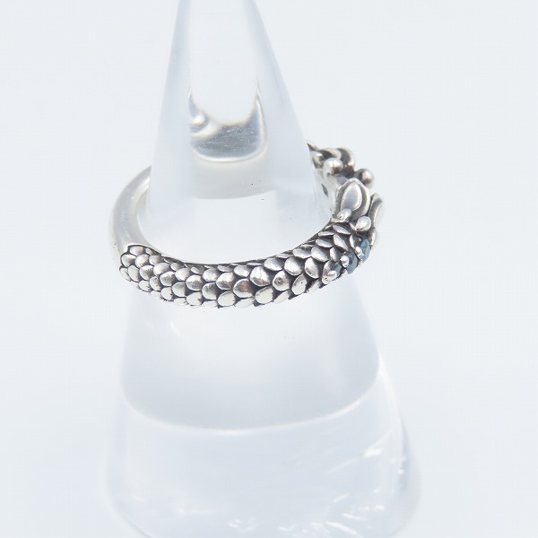 実際に弊社で買取させて頂いたBloody Mary/ブラッディーマリー D0.06ct/ブルーダイヤモンド 四神-青龍リング 11号の画像 3枚目