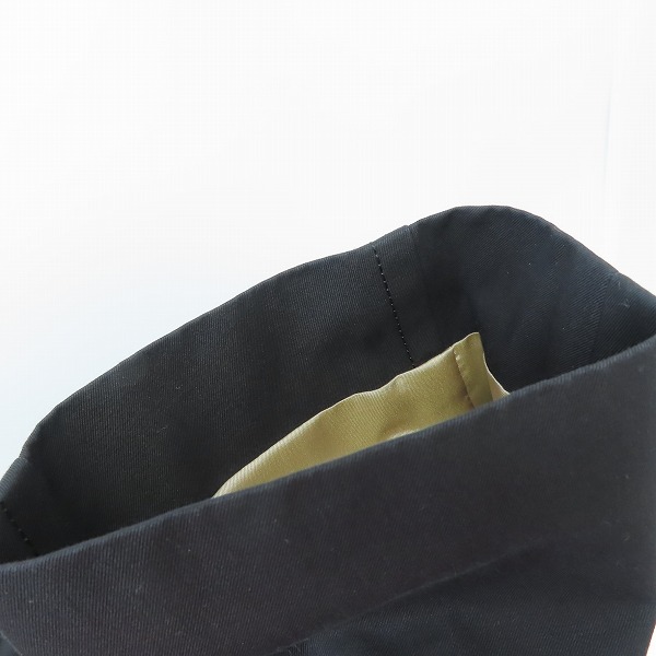 実際に弊社で買取させて頂いたBURBERRY LONDON/バーバリーロンドン ライナー付き トレンチコート ブラック /size：LLの画像 4枚目