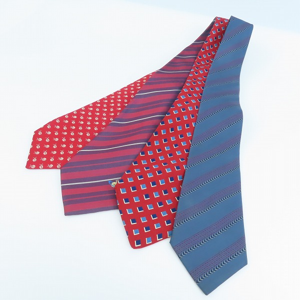 実際に弊社で買取させて頂いたPRADA/YSL/burberrys/Vivienne Westwood 総柄 ネクタイ 4点セット