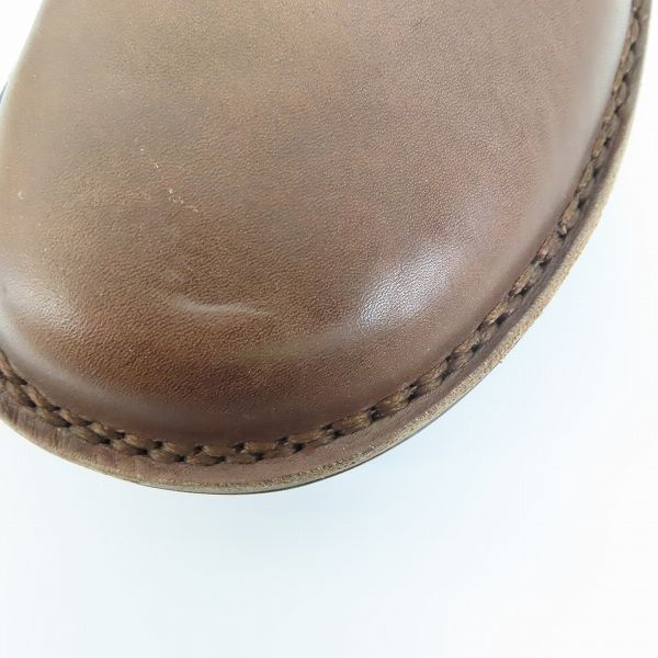 実際に弊社で買取させて頂いたtrippen/トリッペン プレーントゥ レザーシューズ ブラウン/40の画像 7枚目