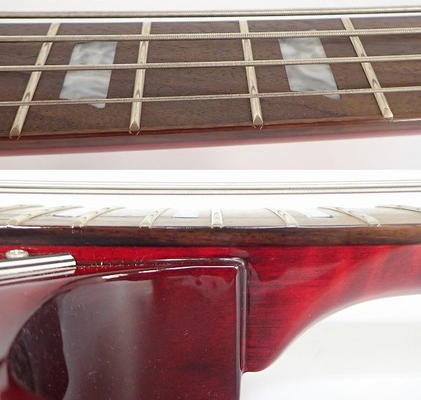 実際に弊社で買取させて頂いた★Epiphone/エピフォン EB-3  SGスタイル 4弦ベース ギグケース付の画像 3枚目