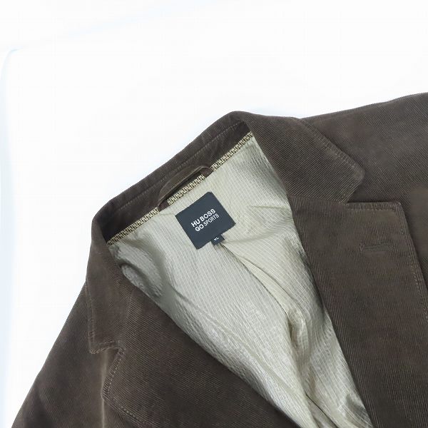 実際に弊社で買取させて頂いたHUGO BOSS SPORTS/ヒュ－ゴボス スポーツ コーデュロイテーラードジャケット XLの画像 4枚目