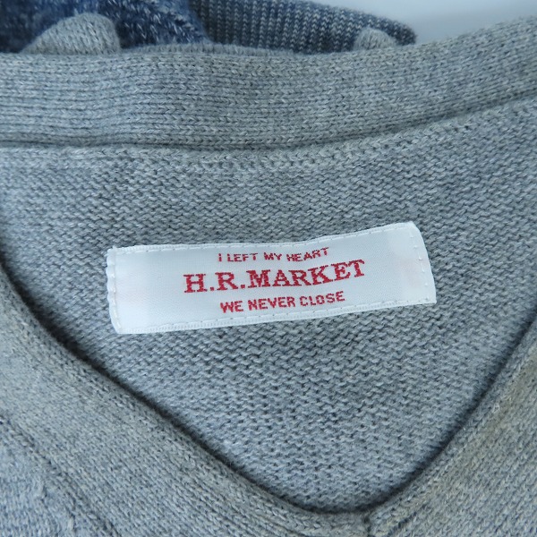 実際に弊社で買取させて頂いた【おまとめ/9点】HR MARKET/ハリウッドランチマーケット BLUE BLUE/ブルーブルー他 ニット/カーディガン/半袖シャツ等の画像 2枚目