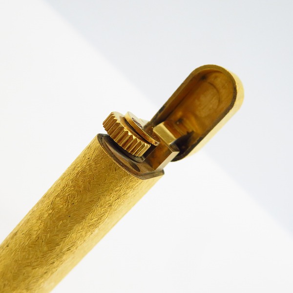 実際に弊社で買取させて頂いたCartier/カルティエ ゴールド ガスライター ケース付きの画像 3枚目