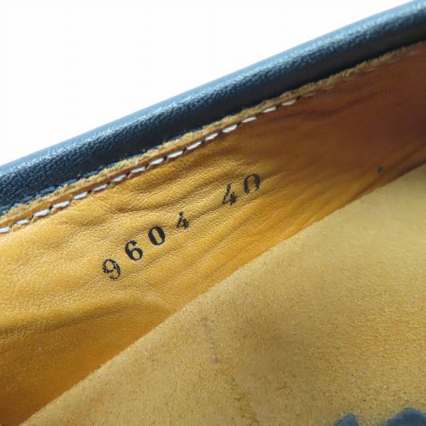 実際に弊社で買取させて頂いたtrippen/トリッペン サイドゴア レザー スリッポン ブラック 9604/40の画像 5枚目