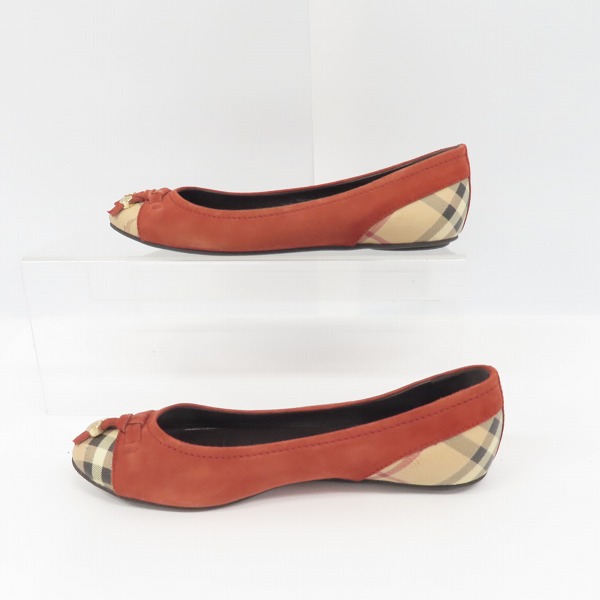 実際に弊社で買取させて頂いたBURBERRY/バーバリー パンプス/フラットシューズ/36の画像 3枚目