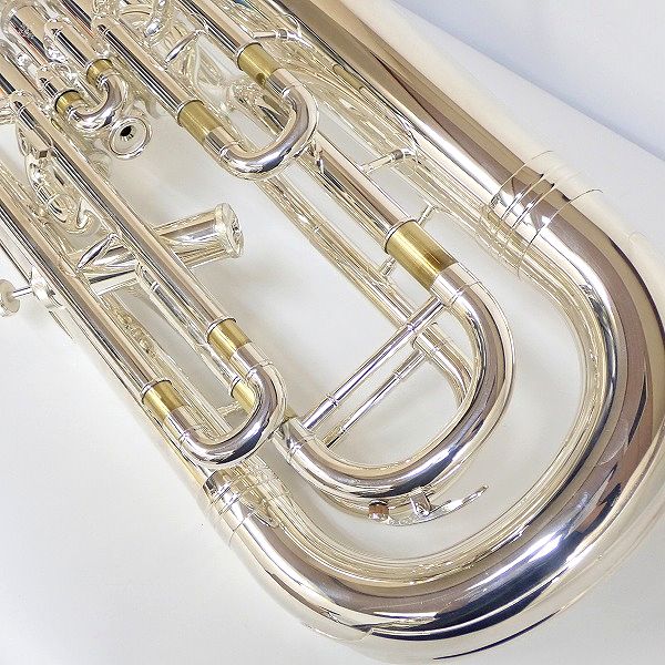 実際に弊社で買取させて頂いた★YAMAHA/ヤマハ YEP-621S/YEP621S ユーフォニアム 4ピストン 銀メッキ仕上げ ハードケース付 の画像 5枚目