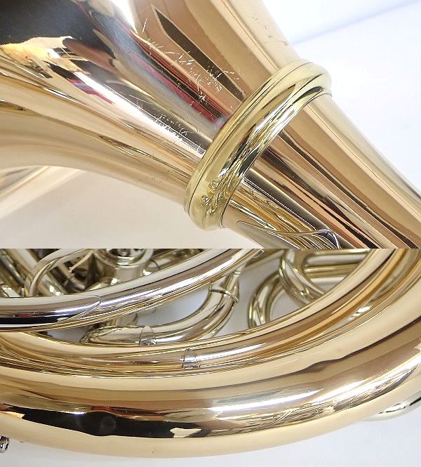 実際に弊社で買取させて頂いた★【難有り】Wenzel Meinl/ヴェンツェル マインル Model 205 GB フレンチホルン ゴールドブラス セミハードケース付の画像 8枚目