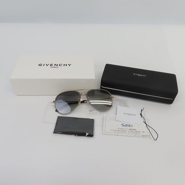 実際に弊社で買取させて頂いたGIVENCHY/ジバンシィ サイドロゴ ティアドロップ型 サングラス GV7075 J5Gの画像 8枚目