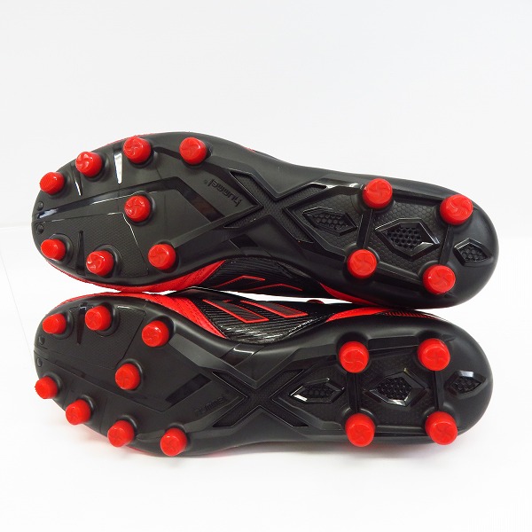 実際に弊社で買取させて頂いたhummel/ヒュンメル ヴォラートPRO サッカースパイク 赤 HAS1234-2090/27.5の画像 2枚目