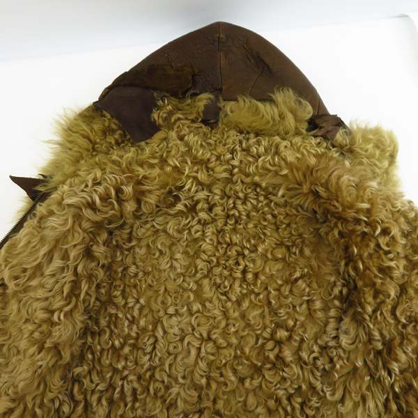 実際に弊社で買取させて頂いたIF SIX WAS NINE/イフシックスワズナイン BRONDY ムートンレザージャケット/0の画像 8枚目