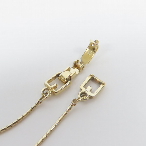 実際に弊社で買取させて頂いたGIVENCHY/ジバンシィ ゴールドカラー ネックレスの画像 2枚目