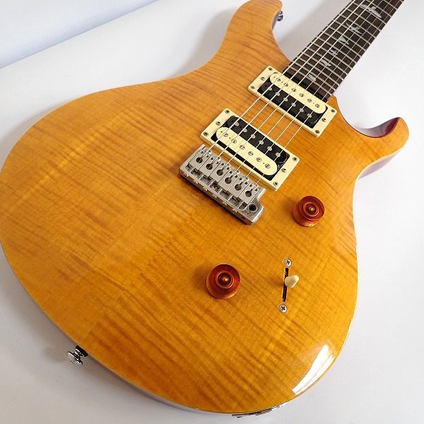実際に弊社で買取させて頂いた★PRS/Paul Reed Smith/ポールリードスミス SE Custom 24 タップスイッチ搭載 バードインレイ ギグケース付 の画像 4枚目